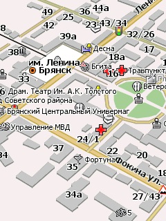 Карта Брянск Навител