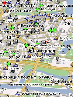 Карта Калининградской области навител