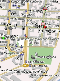 Навител карта Курска