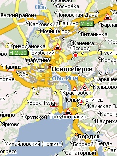 Навител Новосибирская область карта