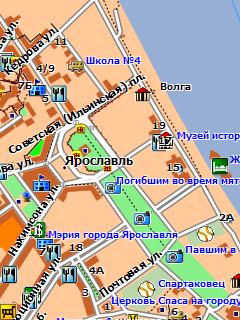 Ярославль карта Гармин